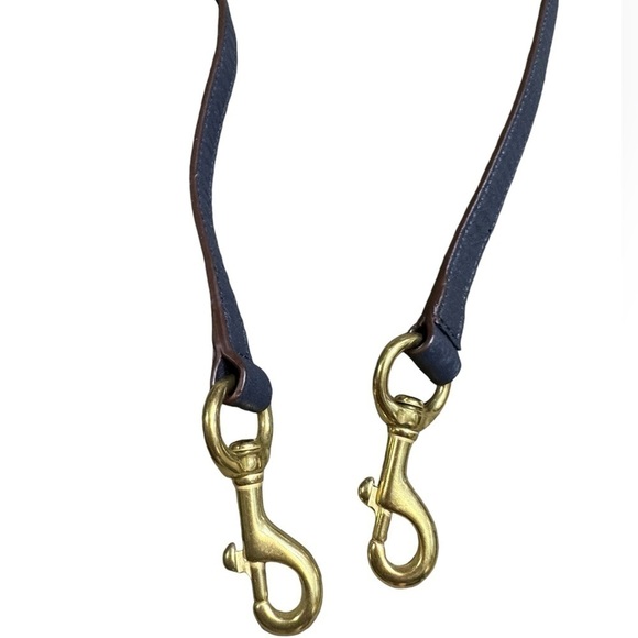 COACH Legacy Drawstring Handbag in Soft Pebbled Leather Midnight/Brass # 25306 - Picture 14 of 16